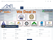 Tablet Screenshot of ahmedproperties.com
